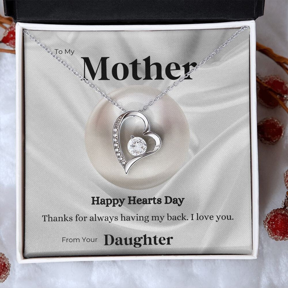 Love Beyond Measure: Heartfelt Appreciation Gift To Mom from Daughter - Heart Pendant Necklace for Valentine’s Day